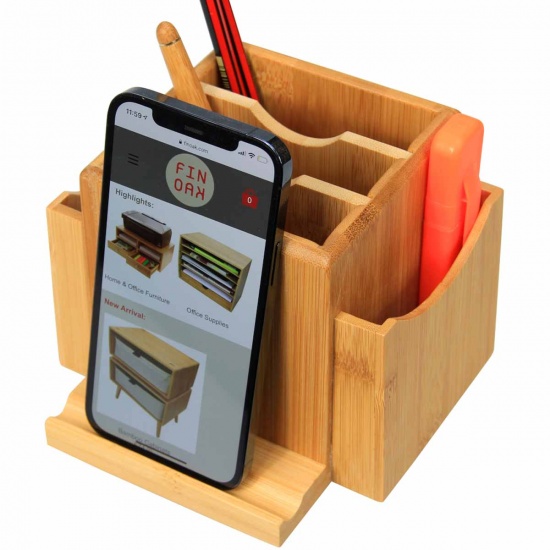Desk Tidy with Phone Holder